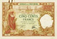 p38 from New Caledonia: 500 Francs from 1927